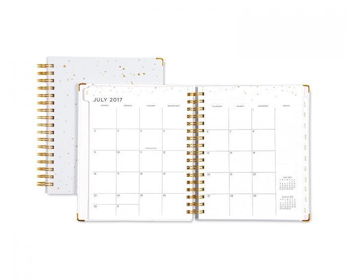 White Galaxy Print Planners