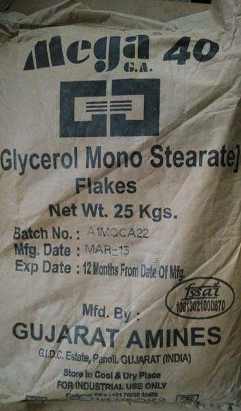  Glycerol Monostearate, Purity : 98% minimum