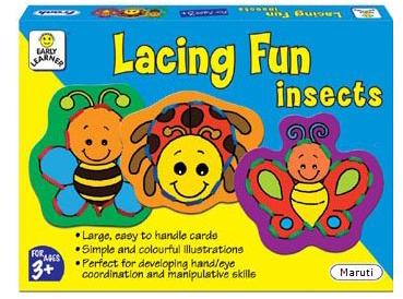 Lacing Fun Insects Puzzles