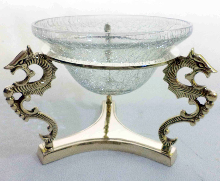 Antique Glass Stands