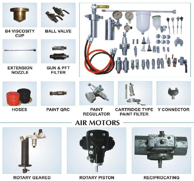 Spray Painting Accessories Manufacturer in Maharashtra India by M S Bullows Paint Equipment Pvt