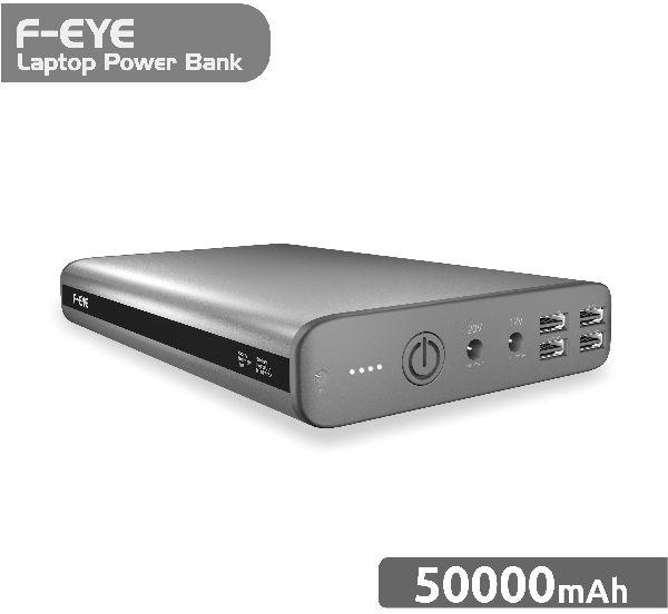 F-EYE Laptop Power Bank, Color : Grey