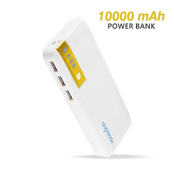 Moerdon 10000mAh White Golden Power Bank