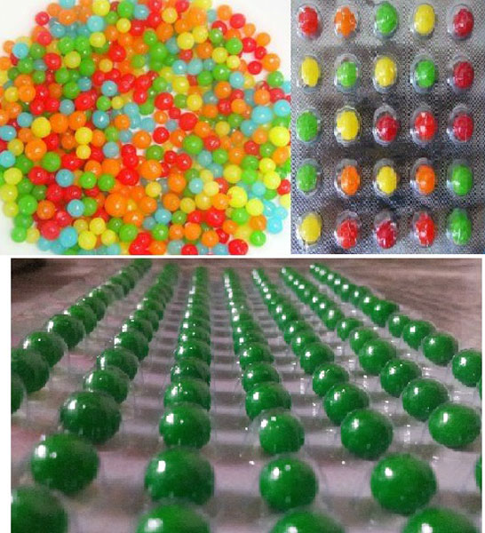 Colorful Fruit Ball Candy