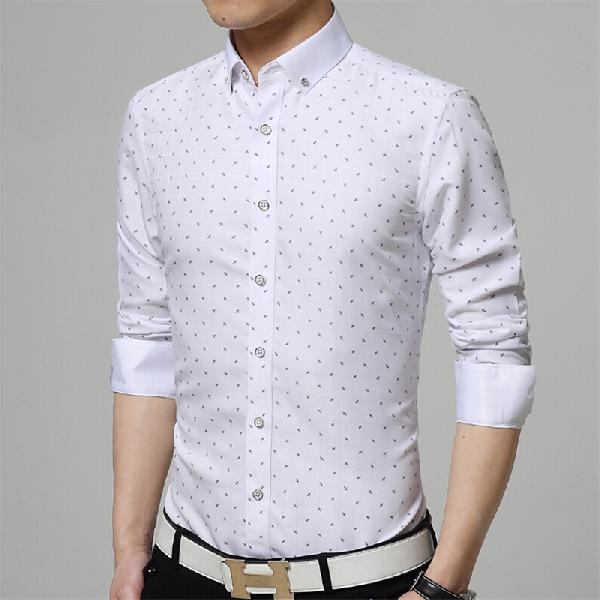 Printed Polyester Slim Fit Shirts, Size : XL