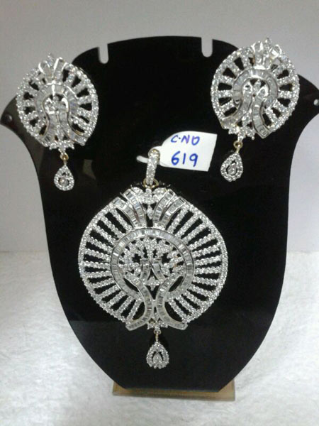 American Diamond Necklace Set