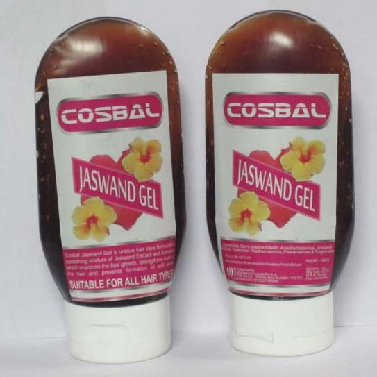 Cosbal Jaswand Hair Gel, for Parlor, Personal, Packaging Type : Plastic Box, Plastic Tube