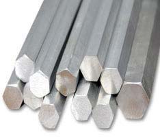 Metal Stainless Steel Hex Bars, Color : Metallic, Silver