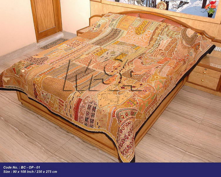 Khambadia Patchwork Bed Cover