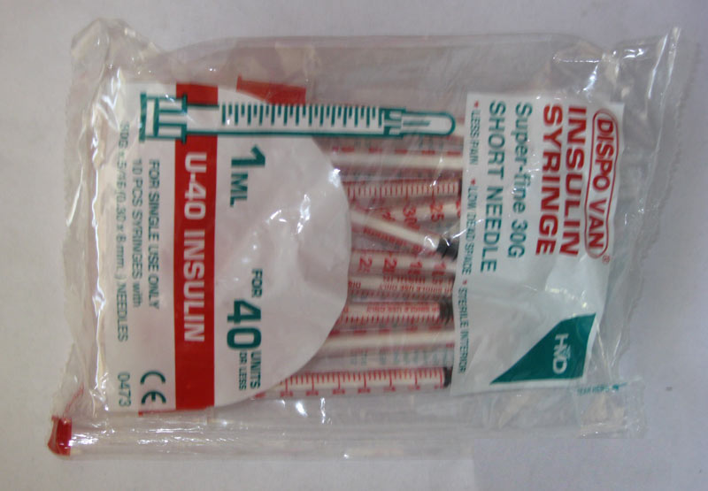 SURGICALS Insulin Syringe