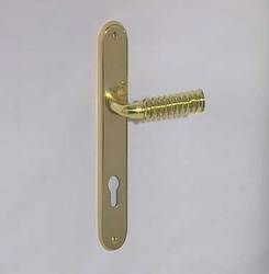 Brass Forged Modern Door Handles - Andromeda