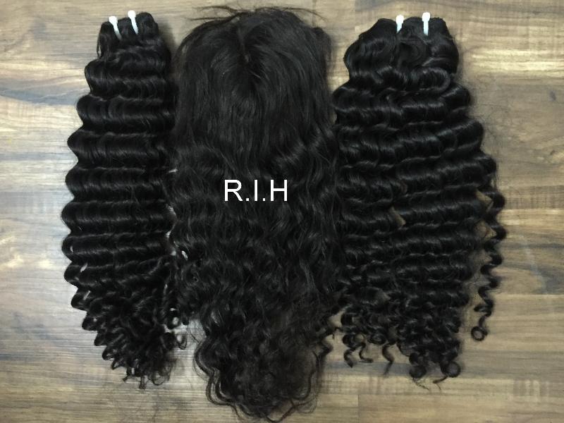 Mongolian human hair, Hair Grade : 9A