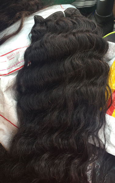 Temple Virgin Wavy Hair