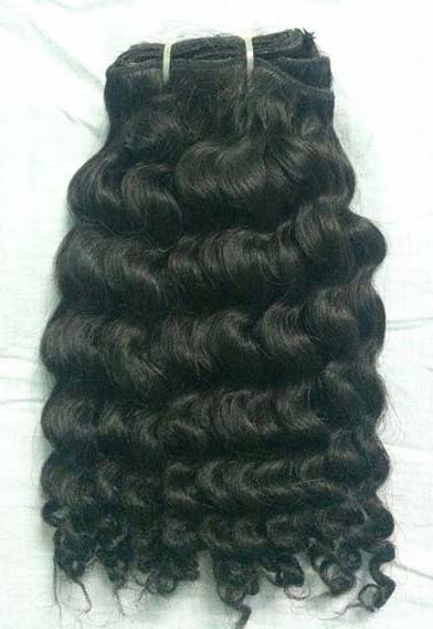 Virgin curly hair, Length : 8-32