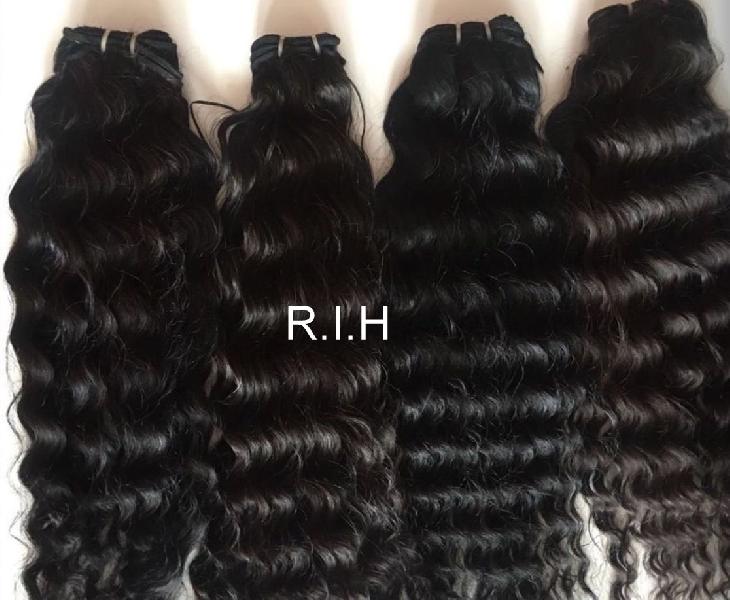 Human Hair extension natural black, Length : 8-32