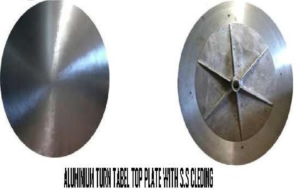 Aluminium Turn Table Top Plate