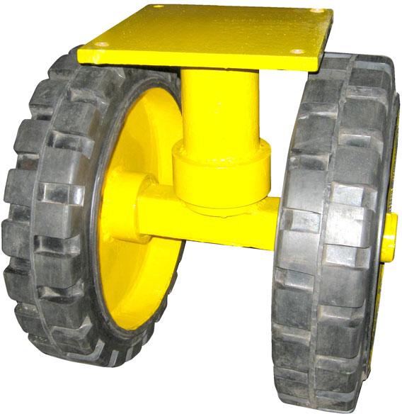 Swivel Caster Wheels with Dual Solid Tyre