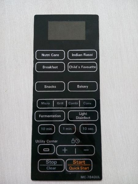 AB351 Microwave Oven Membrane Keypad