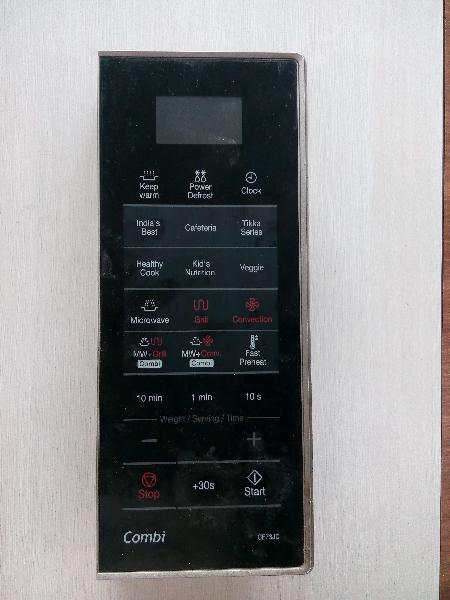 Microwave Oven Membrane Keypad : ABLE378 : Model No : CE-74JD :