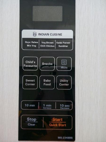 Microwave Oven Membrane Keypad : ABLE379 : Model No : MH-2348BS :
