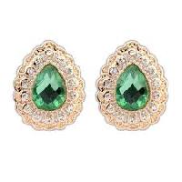 fashionable semi precious stones earring