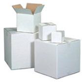 White Duplex Corrugated Boxes