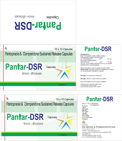 Pharmaceutical Products - Pantar-dsr