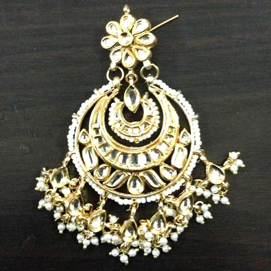 Kundan Chand Baali Earrings