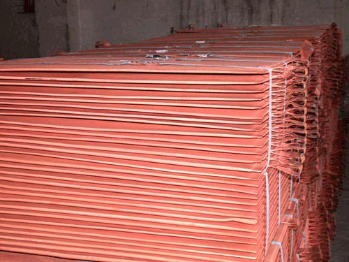 Copper cathodes, Purity : 90%