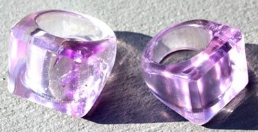 Amethyst Quartz Rings