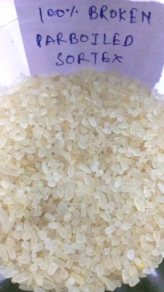 100% Broken Sortex Parboiled Rice