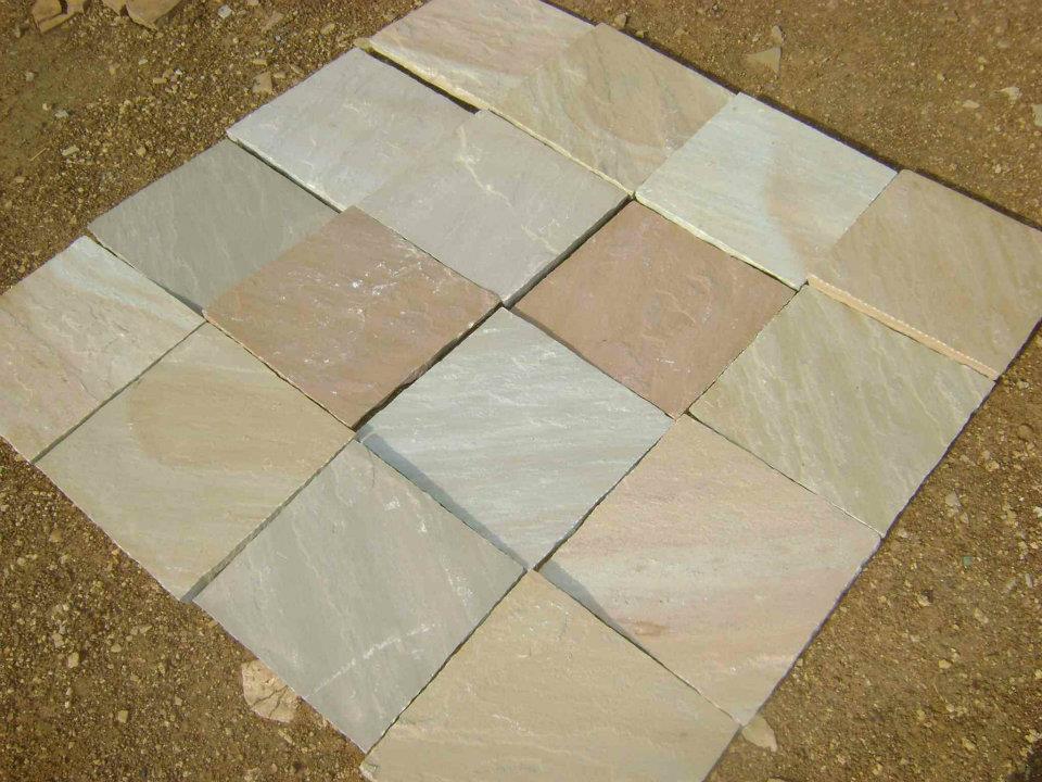 Buff Sandstone Slabs, Tiles