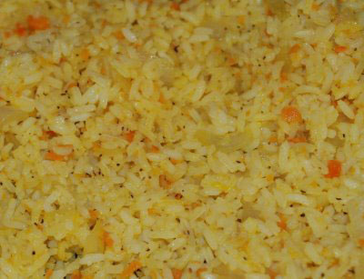 Orange Raw Rice
