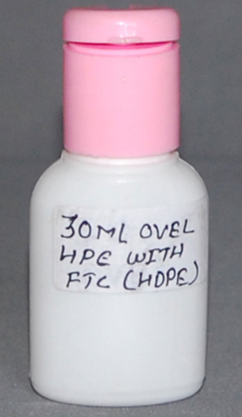 30ml Oval Hdpe Bottle
