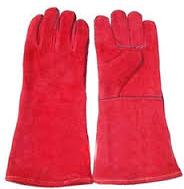 Coloured Leather Hand Gloves