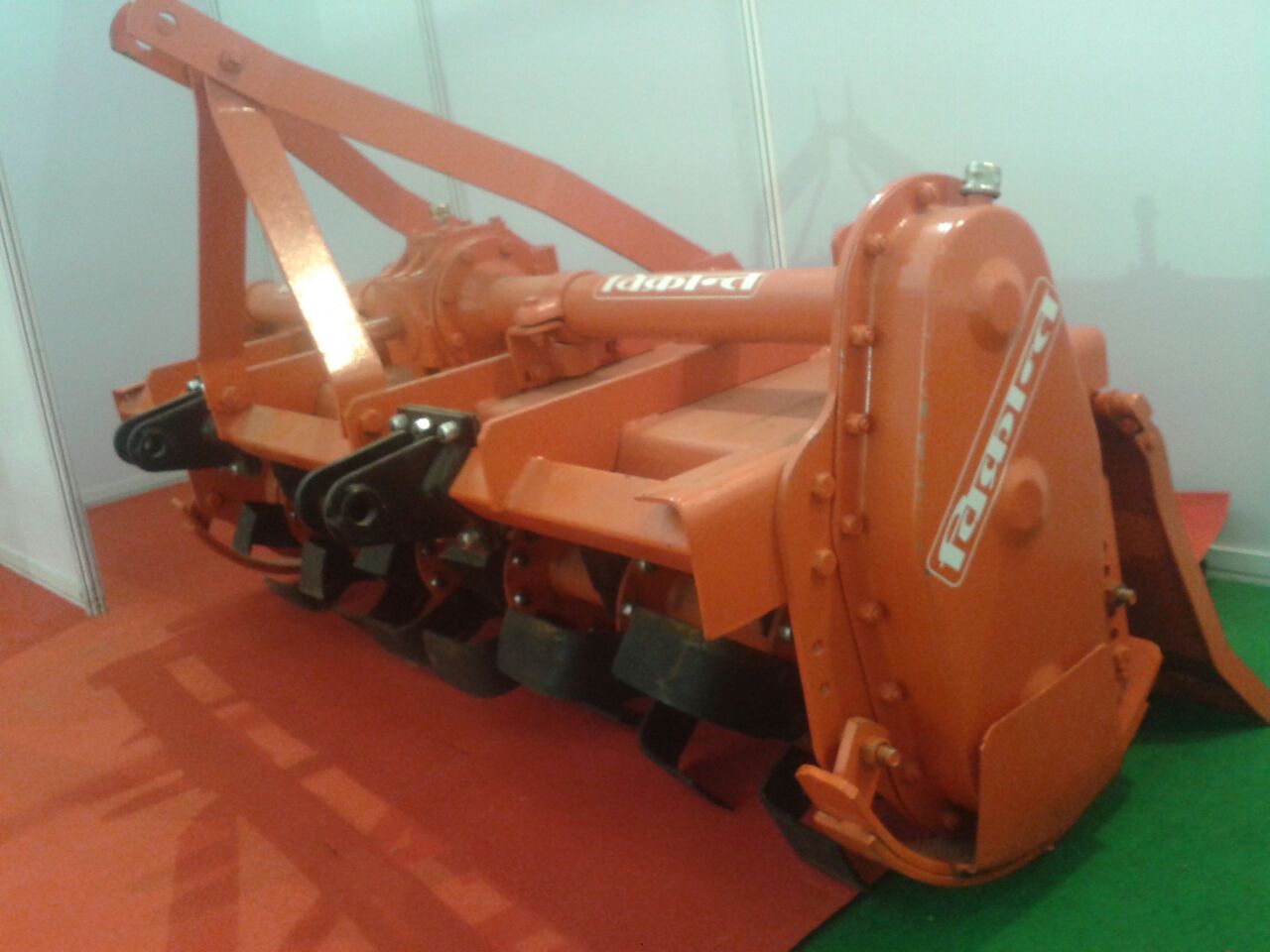 Semi Automatic Agricultural Rotavator, for Agriculture Use, Color : Red