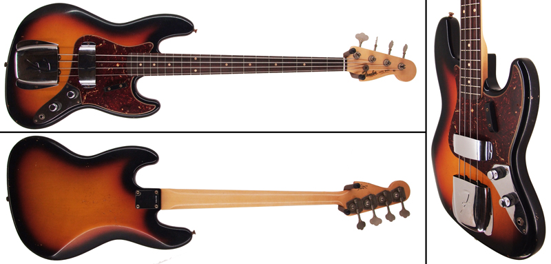 Faded 3 Colour Sunburst Bass Guitar