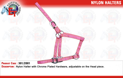 Nylon Halter Paded (with Ribbon)