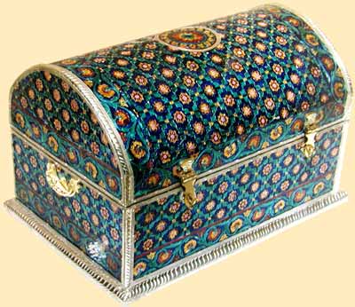 Meenakari Boxes Mb - 003