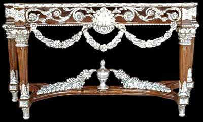 Silver Console Table Sct - 001