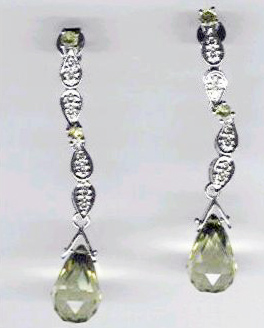 Diamond Gold Earrings-dge-06