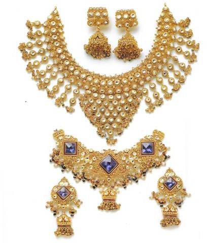 Diamond Tanzanite Gold Set Dgs-06