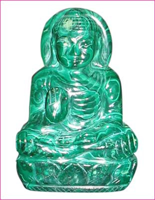 Malachite Buddha