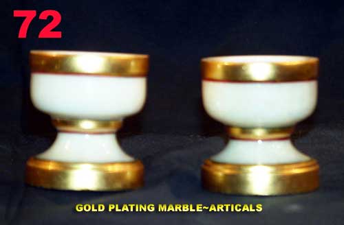 Gold Plated Marble Articles Mc-002
