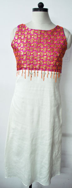 Cotton Brocade Dress, Silk Brocade Dress