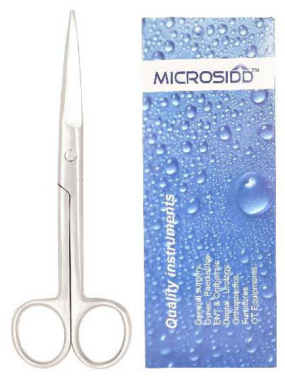 Stainless Steel Sharp Dissecting Scissor, for Hospital, Size : 10inch, 6inch, 8inch