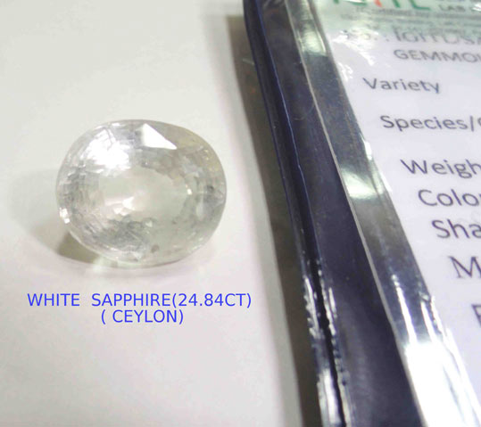 White Sapphire - Ceylon