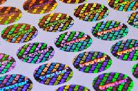 PET Hologram Sticker, for Lamination, Shipping Labels, Feature : Anti-Counterfeit, Dynamic Color, Holographic