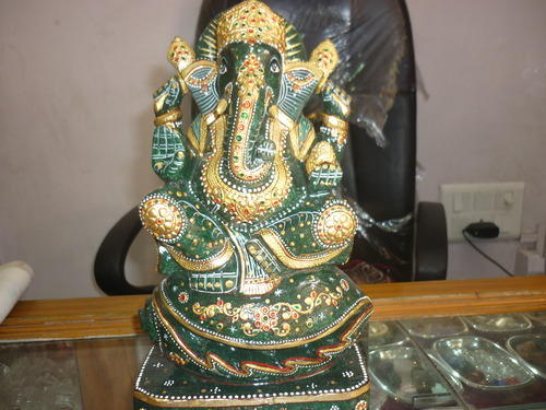 Semi Precious Stone Ganesha Statue