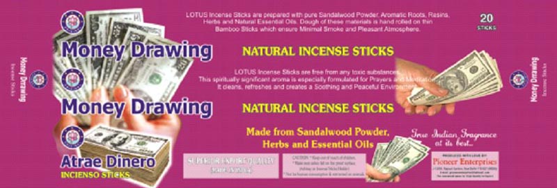Money Drawing Incense Sticks